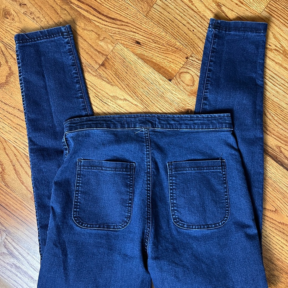 American Apparel Women's Dark Blue easy Skinny Jeans - Picture 7 of 7